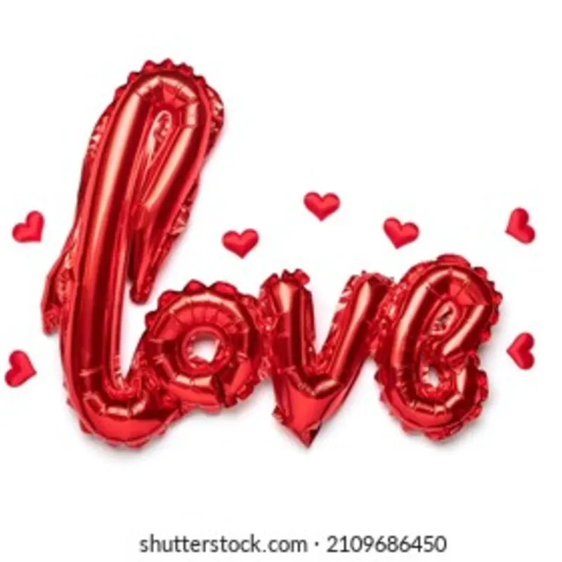 Mini cartel "Love" de letras inflables