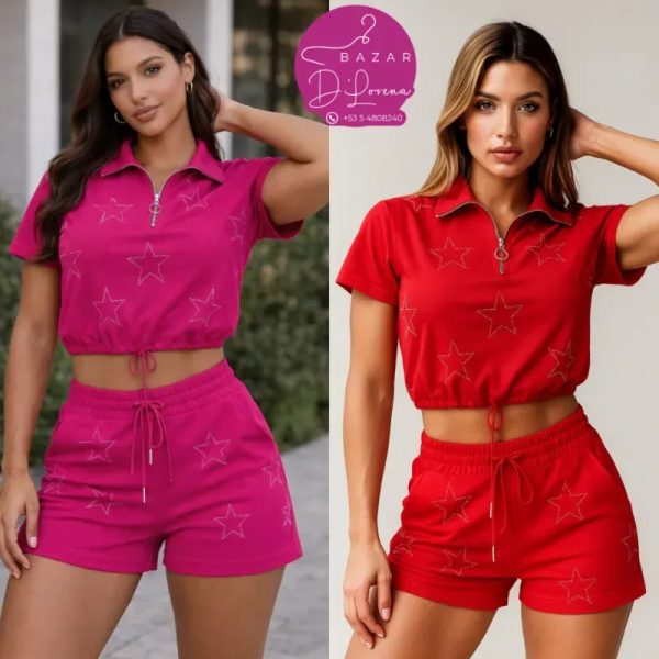 Pulover y short