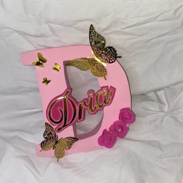 Letras 3D Simples