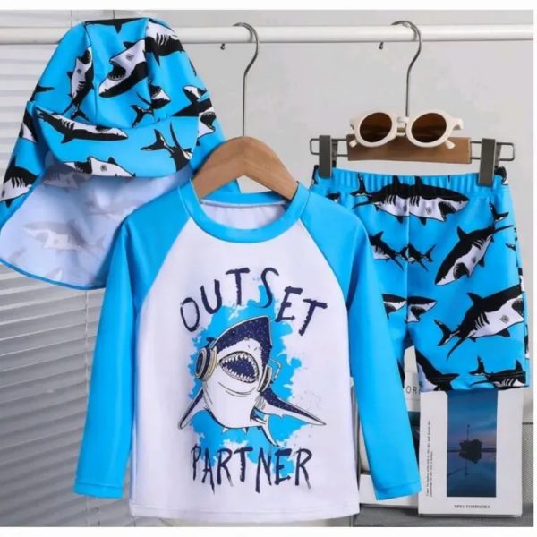 Traje de baño de tiburón