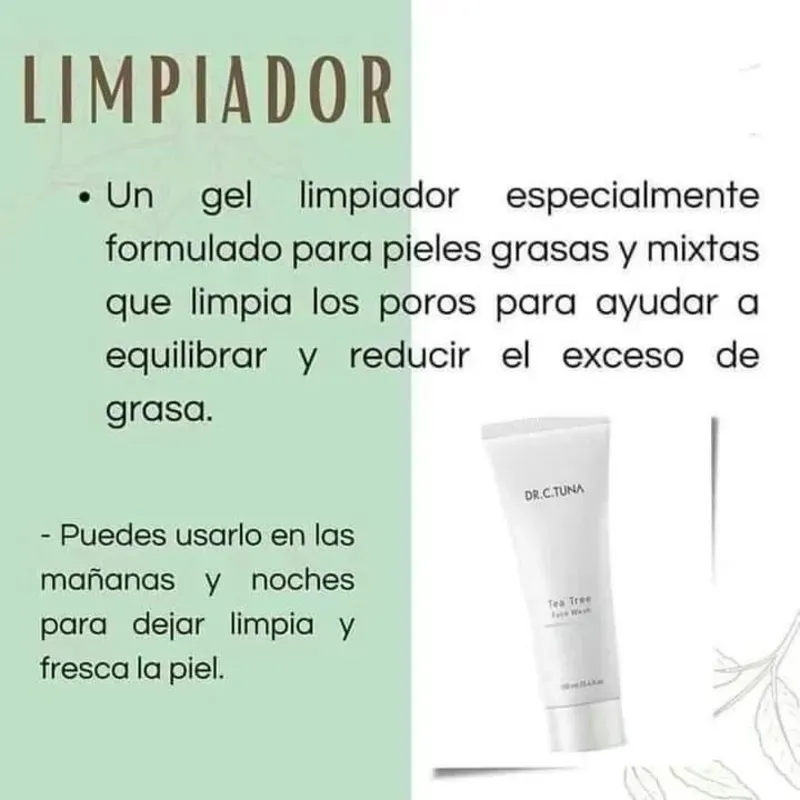 Limpiadora facial Tea tree