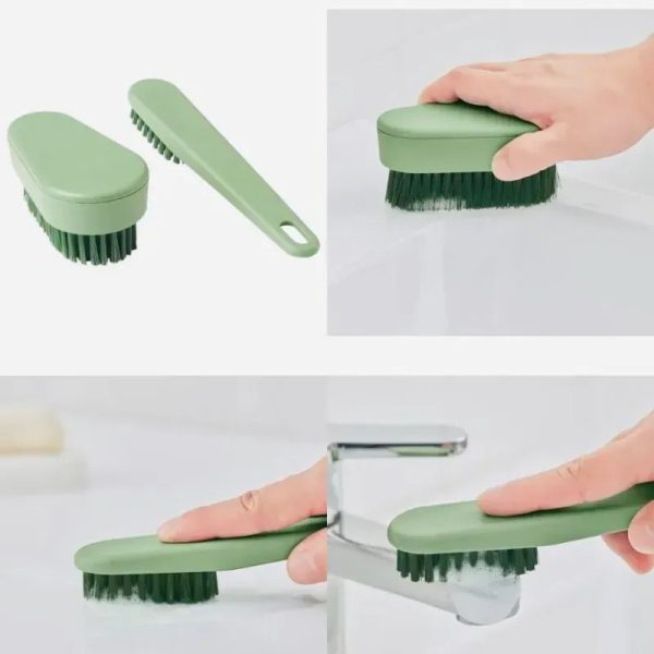 JUEGO DE CEPILLOS DE FREGAR, RESISTENTE PARA COCINA Y SERVICIO SANITARIO (2piezas)