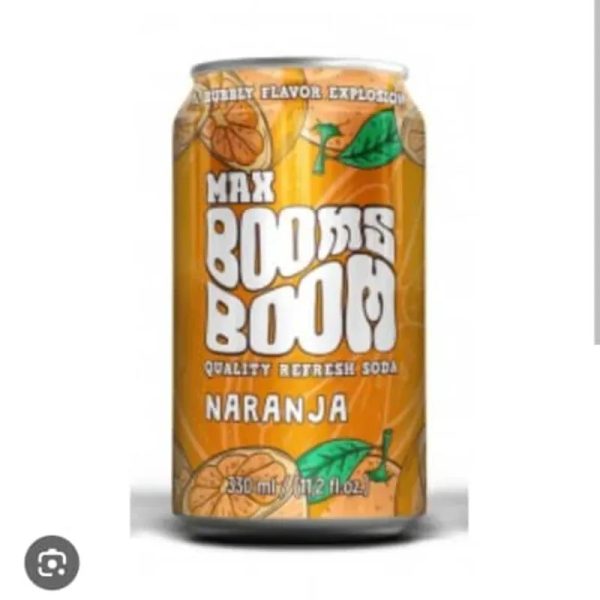 Refresco Max Boom Naranja