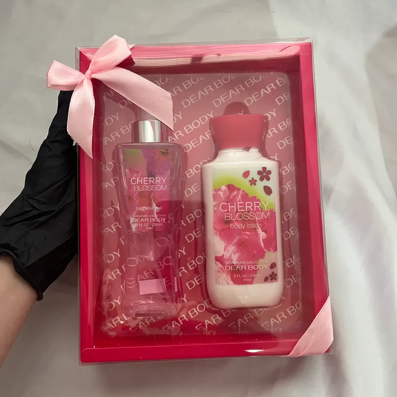 Set de colonia y crema corporal grande 