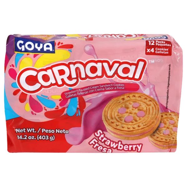 Galletas Carnaval Goya Fresa