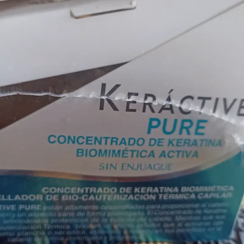Ampolleta capilar con concentrado de Keratina Biomimetica Activa