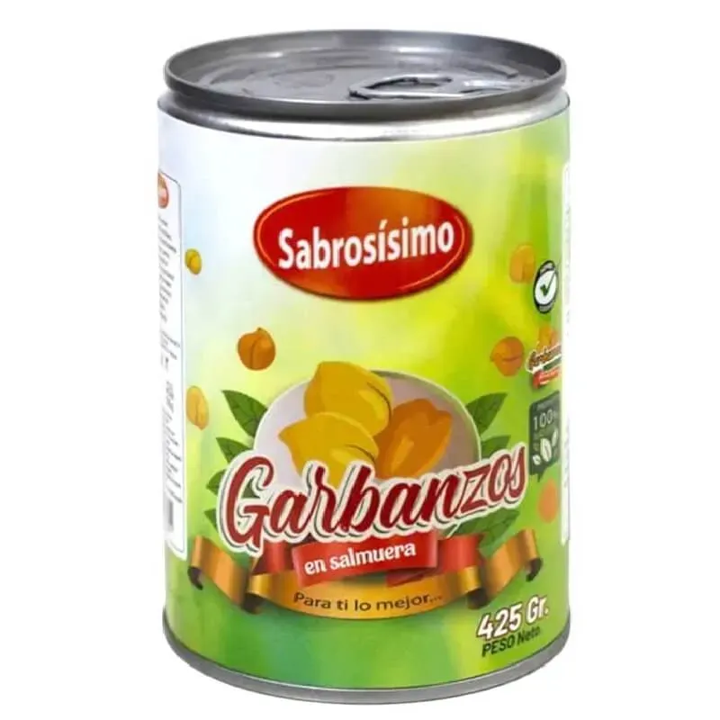 Garbanzos en Lata Sabrosísimo 425g