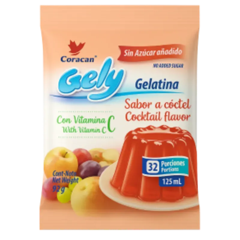 Gelatina sabor Coctel Gely (92 g)