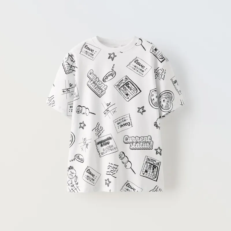 Camiseta Estampado Grafitis