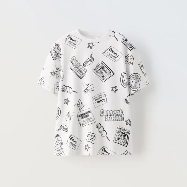 Camiseta Estampado Grafitis