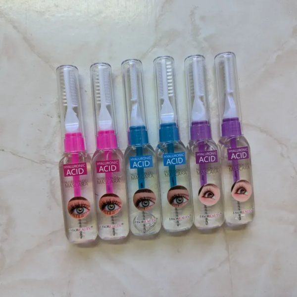Gel transparente para cejas y pestañas con ácido hialurónico