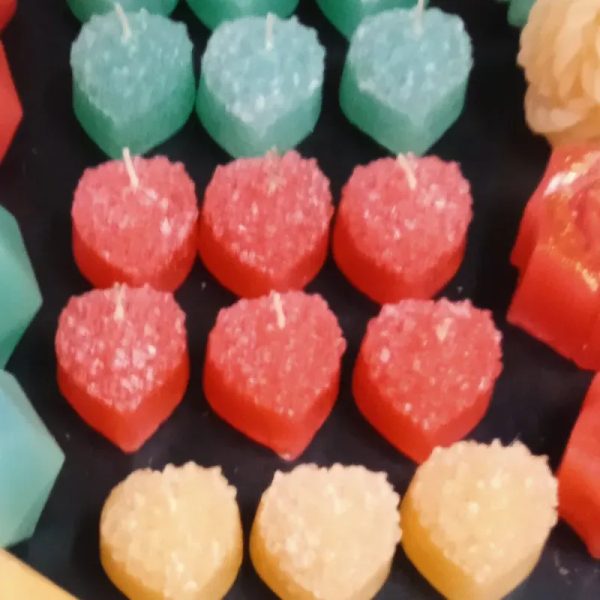 Estuches de 3 corazones medianos