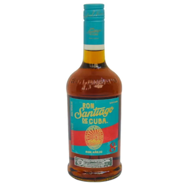 Ron Santiago de Cuba 8 Años