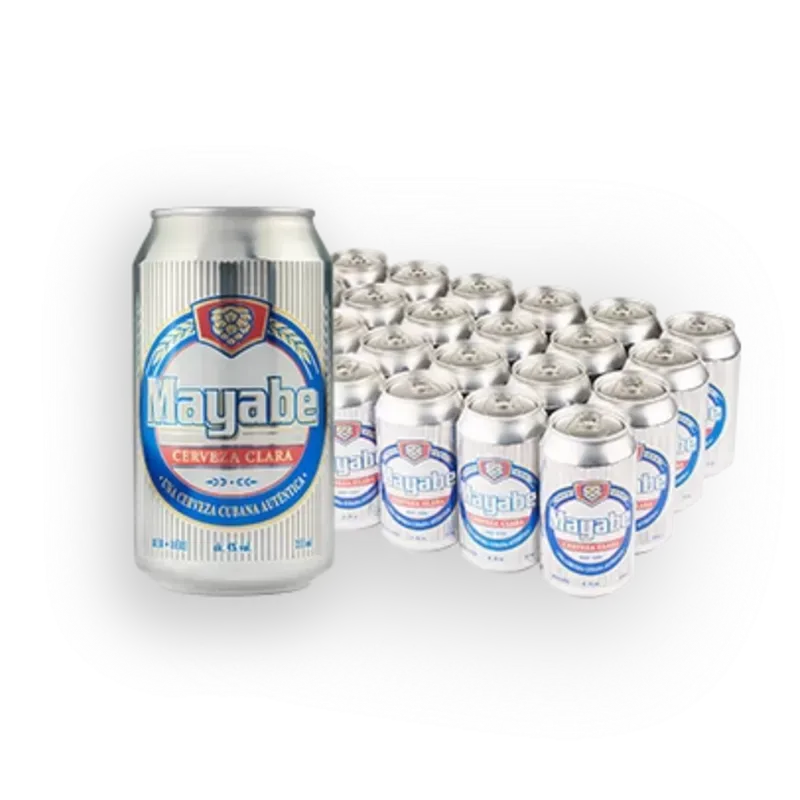 Cerveza Mayabe, 24 latas de 355ml, ALC 4% VOL