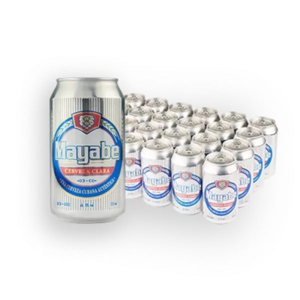 Cerveza Mayabe, 24 latas de 355ml, ALC 4% VOL