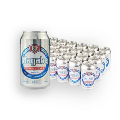 Cerveza Mayabe, 24 latas de 355ml, ALC 4% VOL