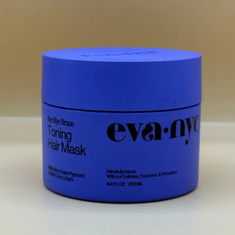 Mascarilla capilar matizadora Eva NYC Bye Bye Brass.