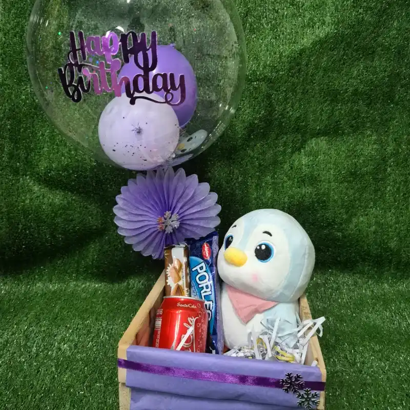 Caja de regalo Morada