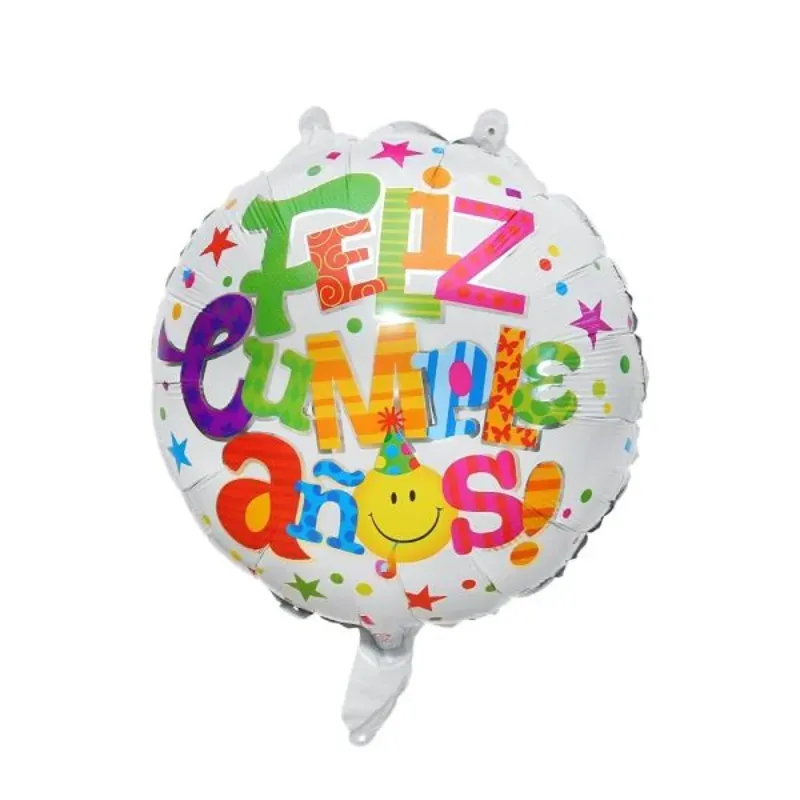 Globo de feliz cumpleaños de 10" 05