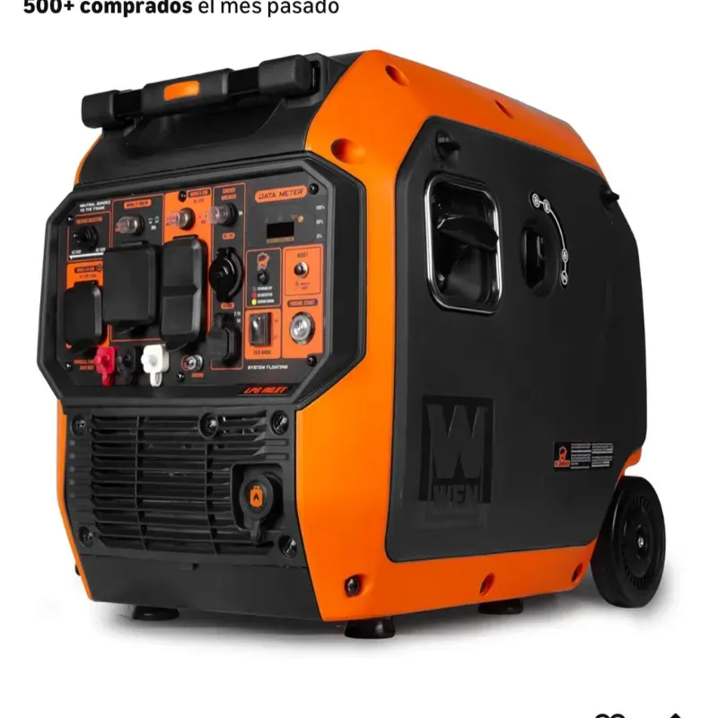 GENERADOR WEN DUALFUEL INVERTER SILENCIOSO 6800W