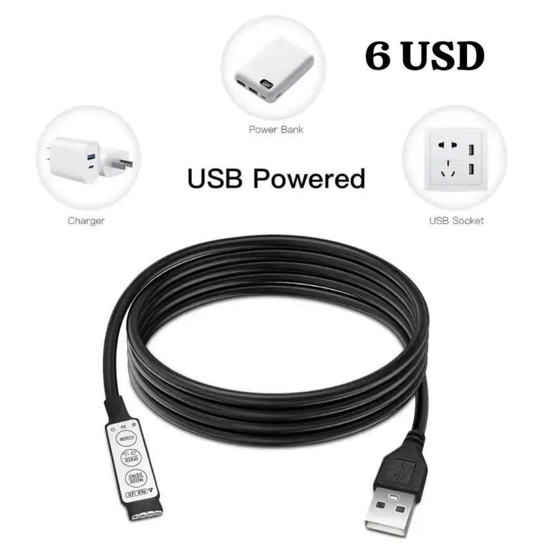  Controlador de Tira LED USB 
