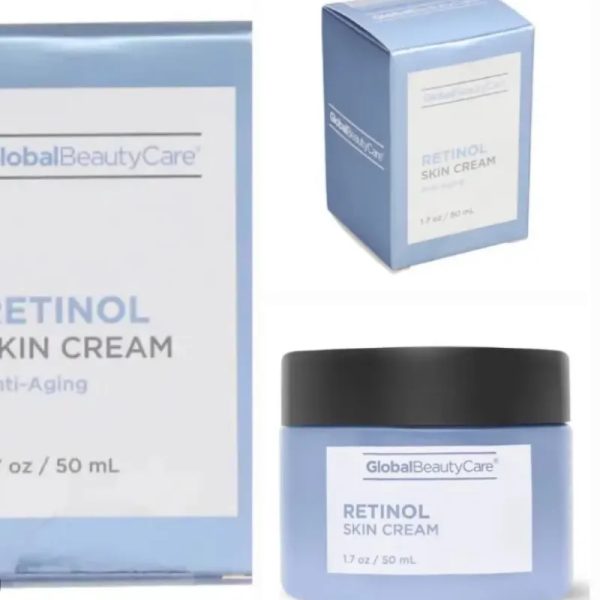 Crema facial con retinol.