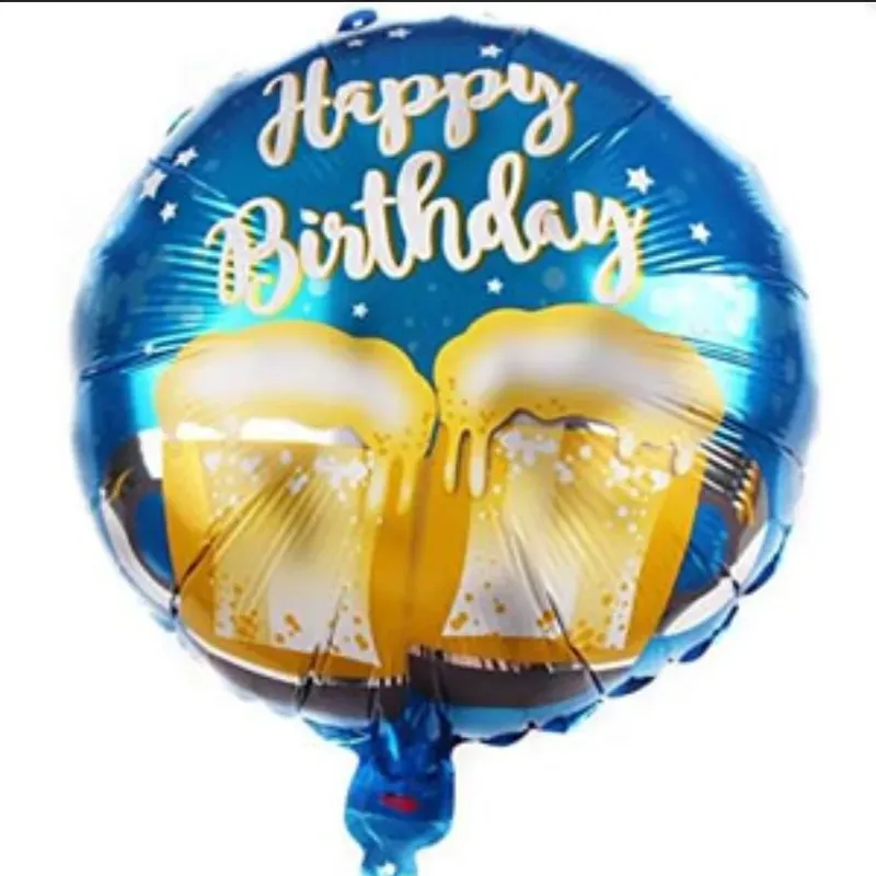 Globo Happy birthday jarras de cerveza 18"
