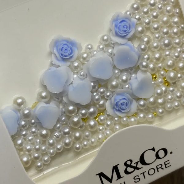 Rosas de Relieve Azul