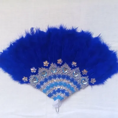 Abanico de plumas para Yemaya
