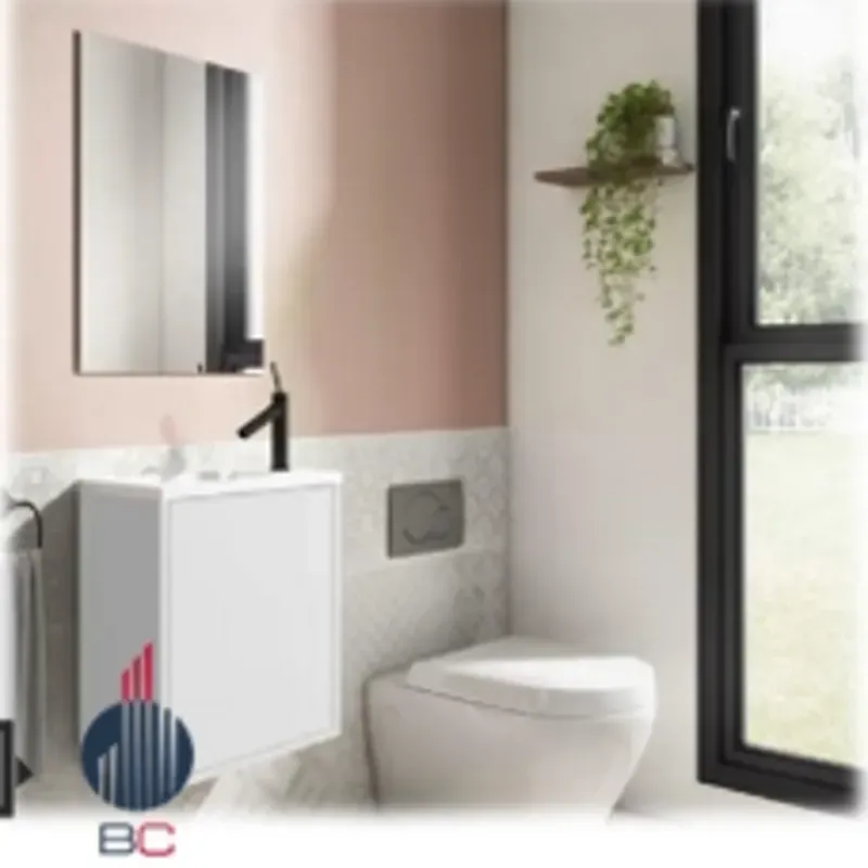 MUEBLE BAÑO LOFT mueble con lavabo y espejo 40 cms BLANCO 3170000011