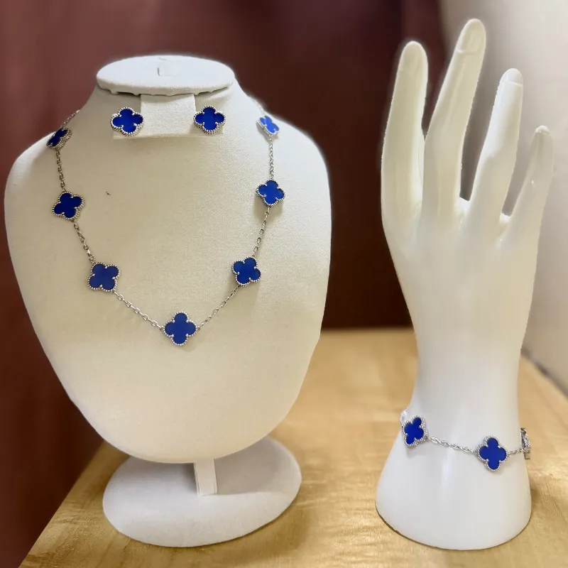 Conjunto Van Cleef azul