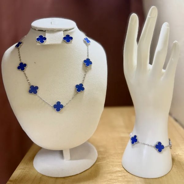 Conjunto Van Cleef azul