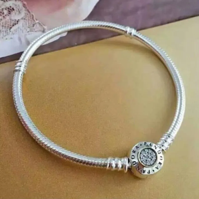 Pulsera Flexible (Cierre Circular con Brillos)