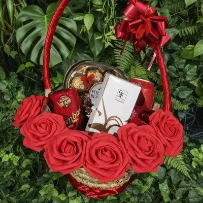 Hermosa cesta❤️❤️❤️(color a su gusto)