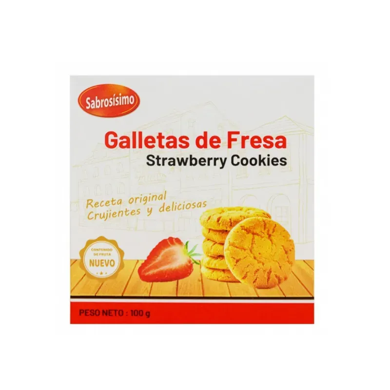 Galletas de mantequilla con sabor variado 100 gr