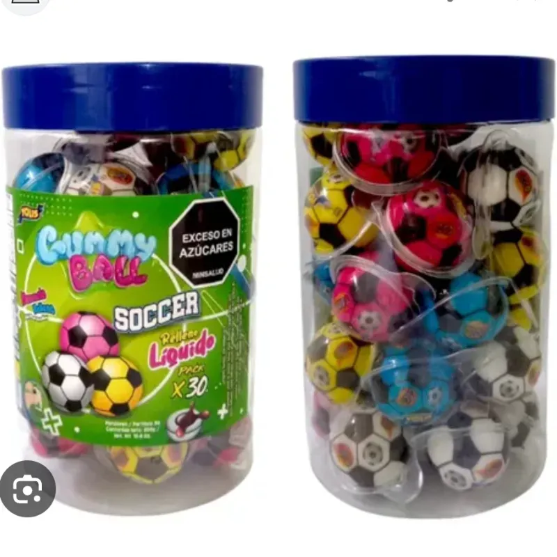 Gummy Ball fruticas peloticas de fubol