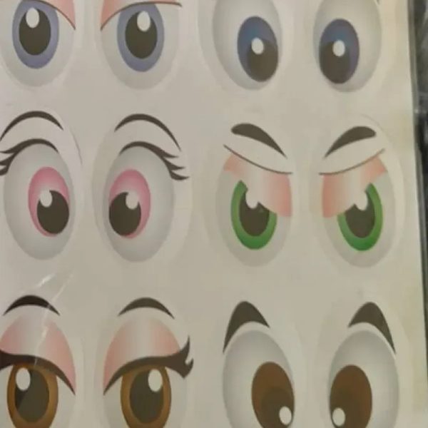 Planilla  ojos expresiones grandes