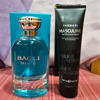 Perfume de hombre y bálsamo after shave