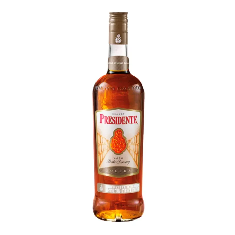 Brandy Solera PRESIDENTE Pedro Domecq 35% Alc.Vol. 700ml 12/Caja