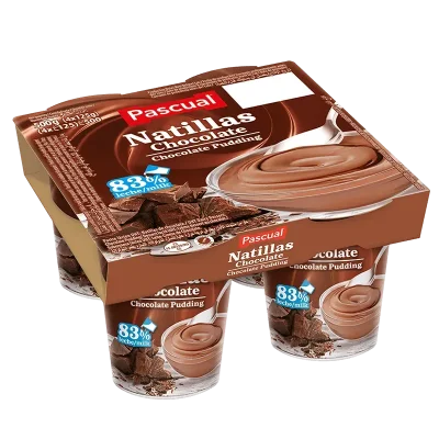 Natillas sabor chocolate