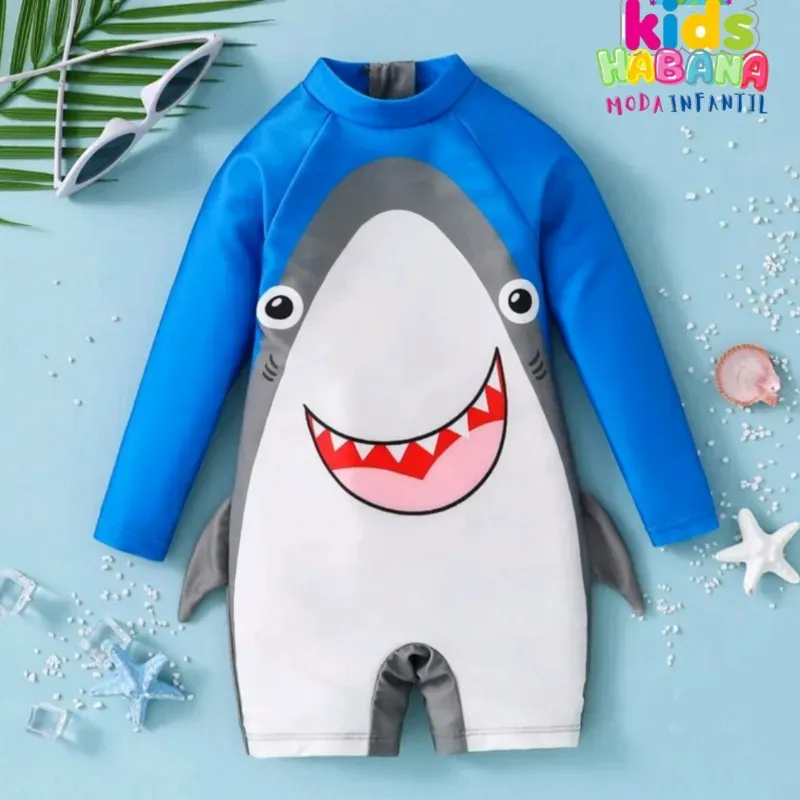 Traje de baño de tiburón