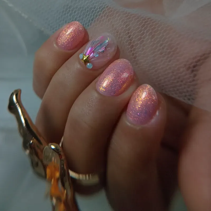 Uñas Cortas Base Rubber Extranjeras