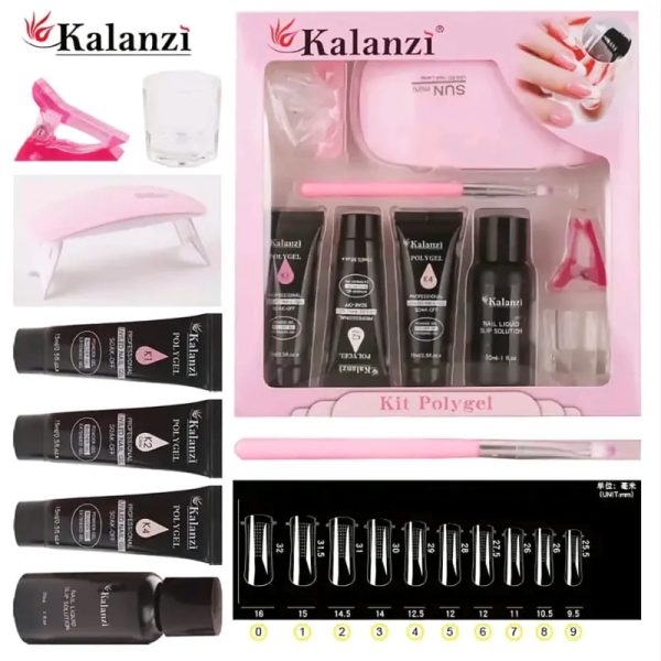 Kit de Polygel con lámpara
