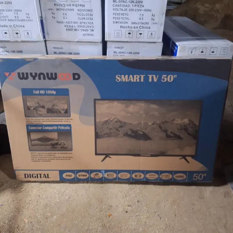 Smart tv 50 pulgadas con cajita interna