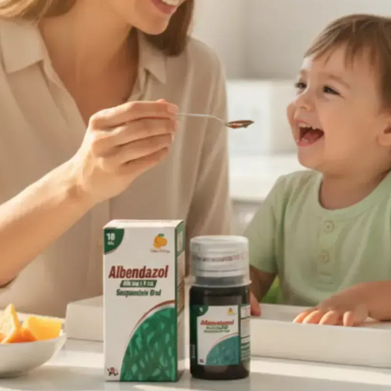 ALBENDAZOL SUSPENSION ORAL 10ML (VENCE 6/28)