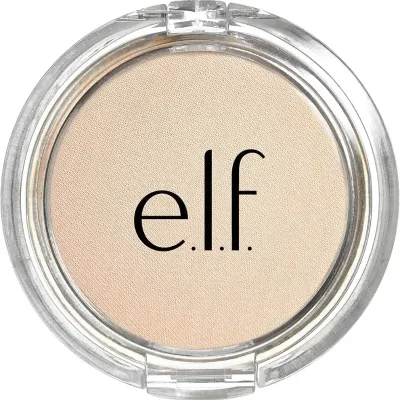 e.l.f. Prime & Stay - Polvo de acabado, establece maquillaje, controla el brillo y suaviza la tez, transparente, 0.18 onzas (0.18 oz)