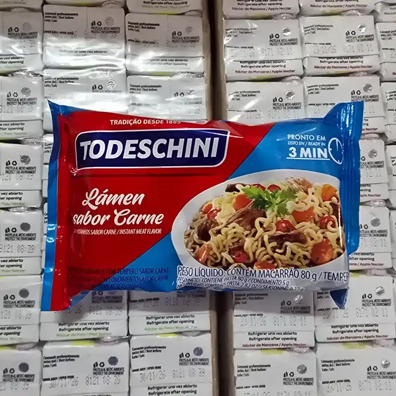 Sopa instantánea Todeschini Sabor Carne