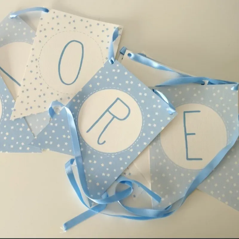 Banderines personalizados con nombre