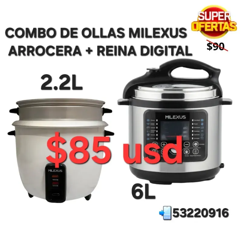 Combo Milexus: Reina y Arrocera