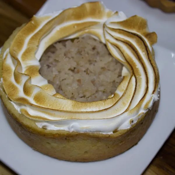 Mini cheesecake de coco